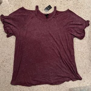 NWT soft Torrid purple tee